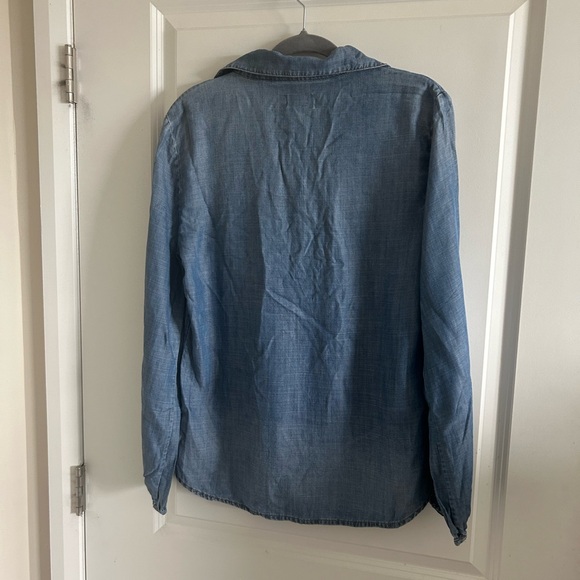 Frame Denim Blue Blouse - Picture 4 of 7